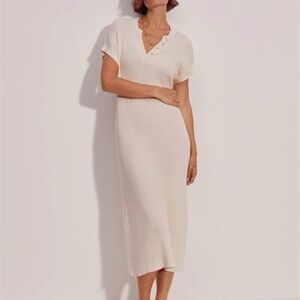 Varley Aria Knit Midi Dress